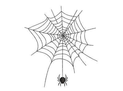 Spider Web Embroidery Design, Halloween Embroidery File, 5 sizes, Instant Download Embroidery/Applique DESIGNS Nino Nadaraia 