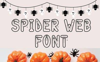 Spider Web Font Font MasterFontStore 