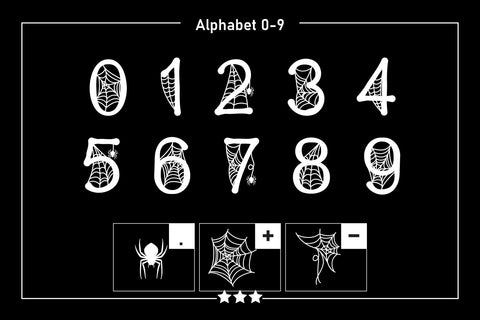 Spider Web Fonts Font Fox7 By Rattana 