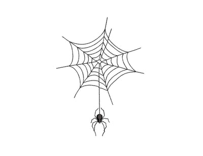 Spider web machine embroidery design, Halloween embroidery design, 5 sizes, Instant download Embroidery/Applique DESIGNS Nino Nadaraia 