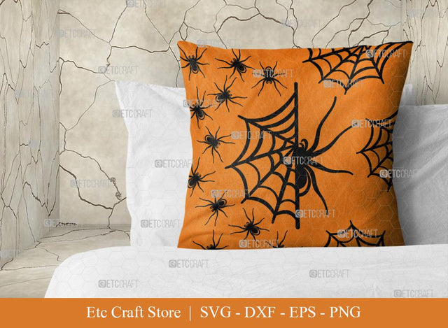Spider Web Pattern SVG Cut File | Cobweb Svg | Seamless Pattern Svg | Pattern Background Svg | Holiday Svg | Halloween Pattern Svg | Pattern Design SVG ETC Craft 