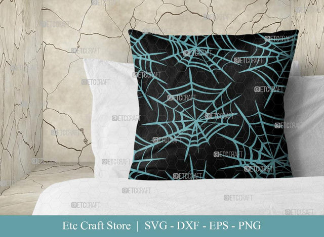 Spider Web Pattern SVG Cut File | Cobweb Svg | Seamless Pattern Svg | Pattern Background Svg | Holiday Svg | Halloween Pattern Svg | Pattern Design SVG ETC Craft 