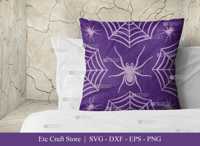 Spider Web Pattern SVG Cut File | Cobweb Svg | Seamless Pattern Svg | Pattern Background Svg | Holiday Svg | Halloween Pattern Svg | Pattern Design SVG ETC Craft 