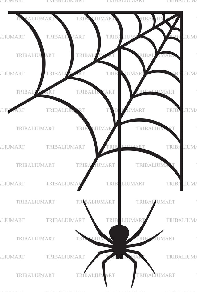 Spider web (spiderweb) SVG TribaliumArtSF 