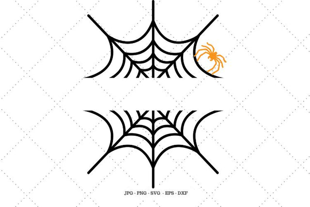 Spider Web Svg, Cute Halloween Gift, Cool Halloween Idea, My First Halloween, Cutting Files, Download Iron On SVG SVG Digital Designer 