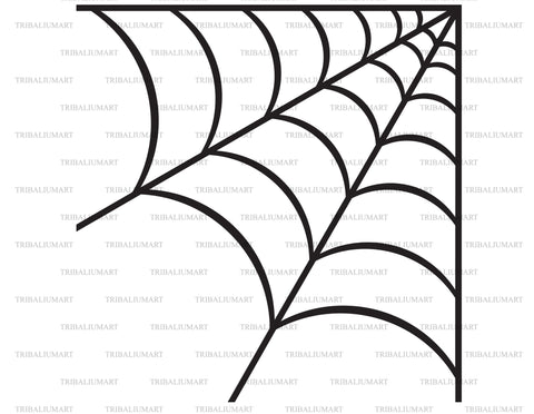 Spider web SVG TribaliumArtSF 