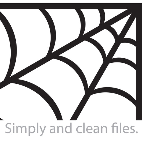 Spider web SVG TribaliumArtSF 