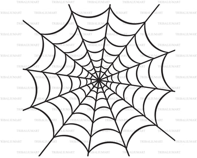 Spider web SVG TribaliumArtSF 