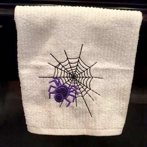 Spider with Web Applique Embroidery Design Embroidery/Applique Designed by Geeks 