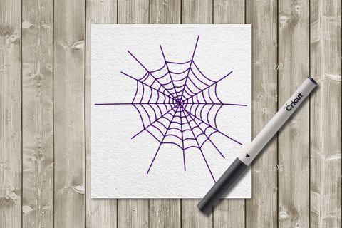Spiderweb SKETCH Single Line Drawing SVG Designed by Geeks 