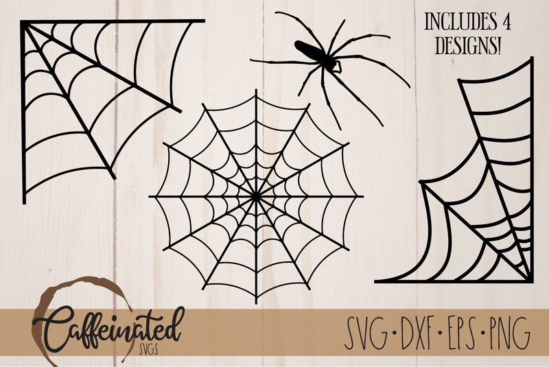 Spiderweb svg, Spider svg SVG Caffeinated SVGs 