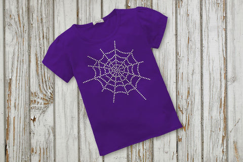 Spiderweb TRIO Including Sketch and Rhinestone Versions SVG Designed by Geeks
