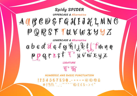 Spidy Font BB Digital Arts 