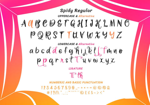Spidy Font BB Digital Arts 