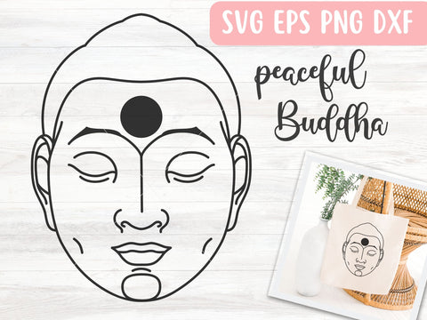 Spiritual Buddha SVG Cut File for Cricut or Silhouette SVG Apple Grove Designs 