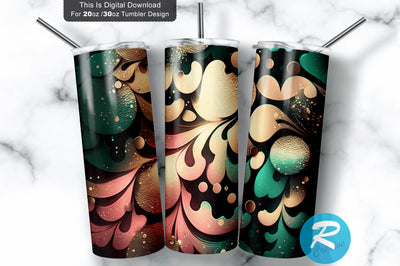 Splash Glitter Purple 20 oz / 30 oz Tumbler PNG Sublimation Regulrcrative 