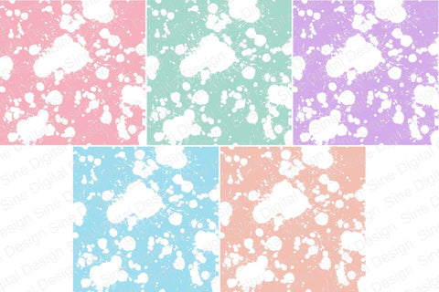 Splash Spray Digital Papers Backgrounds Digital Pattern SineDigitalDesign 