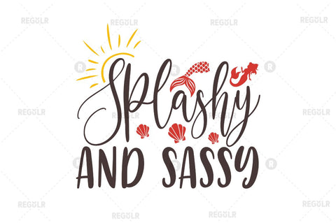 Splashy and sassy SVG SVG Regulrcrative 