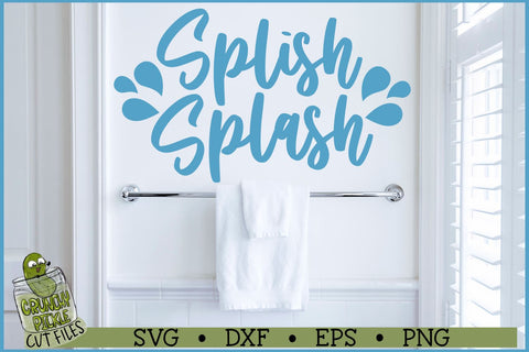 Splish Splash SVG File SVG Crunchy Pickle 