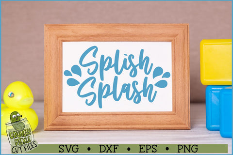 Splish Splash SVG File SVG Crunchy Pickle 