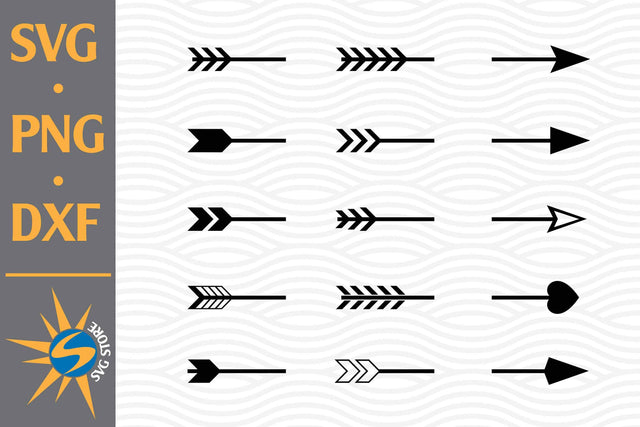 Split Arrow SVG, PNG, DXF Digital Files Include SVG SVGStoreShop 