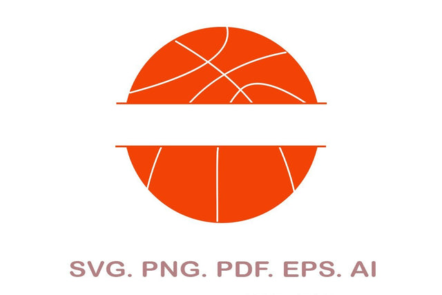 Split Basketball SVG, Basketball SVG SVG MagicDesignUS 