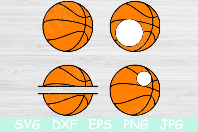 Split Basketball Svg Files for Athlete. Svg Basketball Dxf Cut Files for Cricut and Silhouette. Basketball Monogram Svg Team Vector Design. SVG TiffsCraftyCreations 
