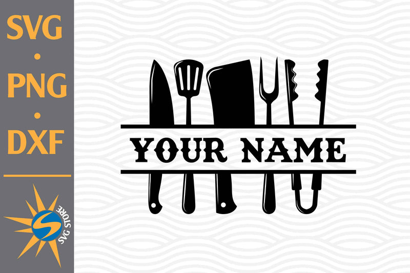 Split BBQ Tools SVG, PNG, DXF Digital Files Include SVG SVGStoreShop 