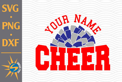 Split Cheer Pom Pom SVG, PNG, DXF Digital Files Include SVG SVGStoreShop 
