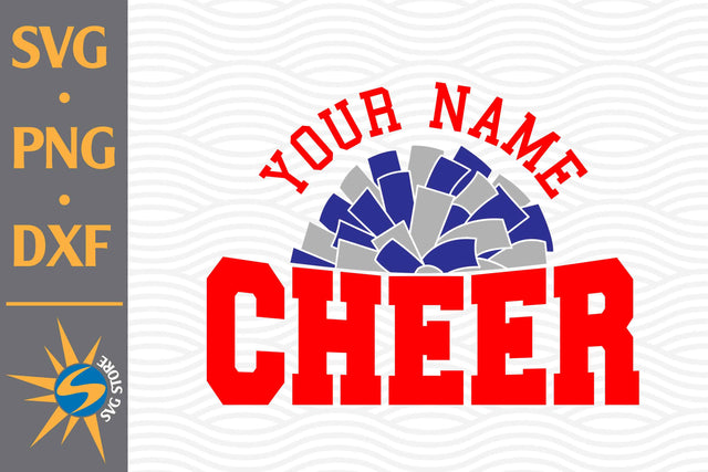 Split Cheer Pom Pom SVG, PNG, DXF Digital Files Include SVG SVGStoreShop 