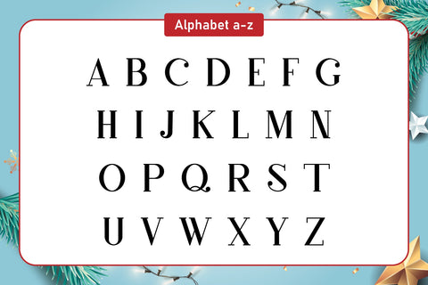 Split Christmas Monogram Fonts Font Fox7 By Rattana 