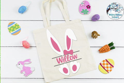 Split Easter Bunny SVG Bundle SVG Wispy Willow Designs 