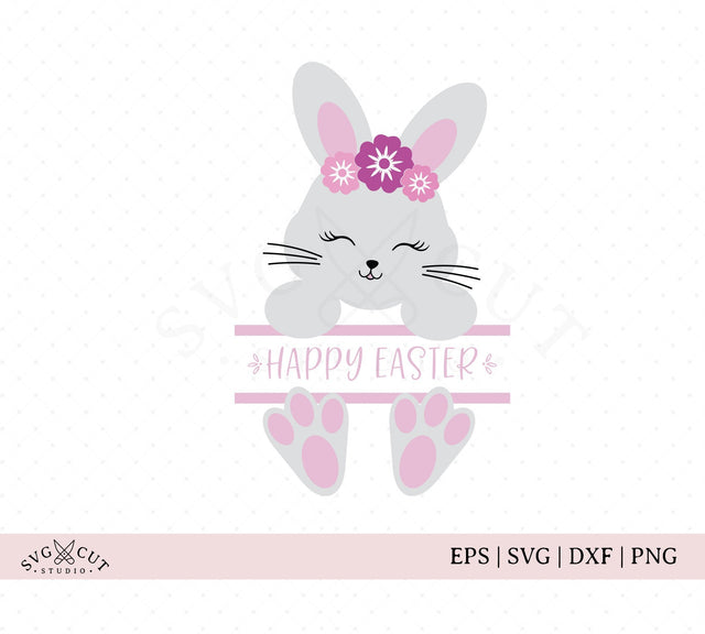 Split Easter Bunny SVG Cut Files SVG SVG Cut Studio 