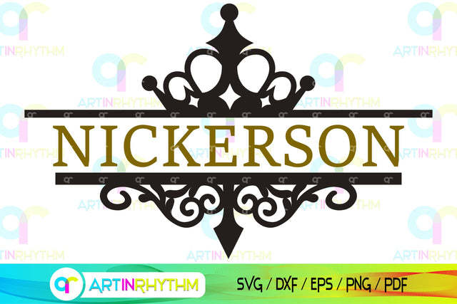 split frame monogram svg, mailbox svg SVG Artinrhythm shop 