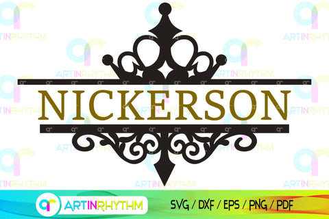 split frame monogram svg, mailbox svg SVG Artinrhythm shop 