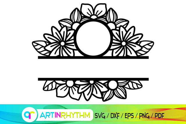 split frame monogram svg, mailbox svg SVG Artinrhythm shop 
