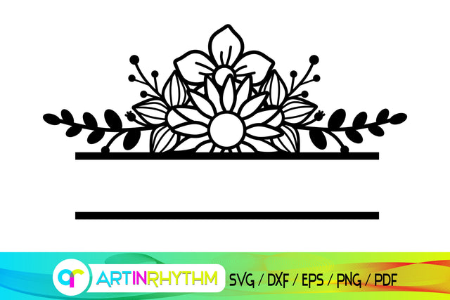 split frame monogram svg, mailbox svg SVG Artinrhythm shop 