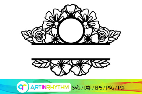 split frame monogram svg, mailbox svg SVG Artinrhythm shop 