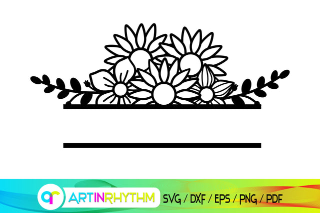 split frame monogram svg, mailbox svg SVG Artinrhythm shop 