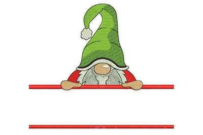 Split Gnome Embroidery Designs, Split monogram Machine Embroidery File Embroidery/Applique DESIGNS NextEmbroidery 