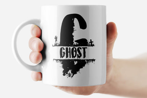 Split Halloween A-Z svg eps ai png SVG zafrans studio 