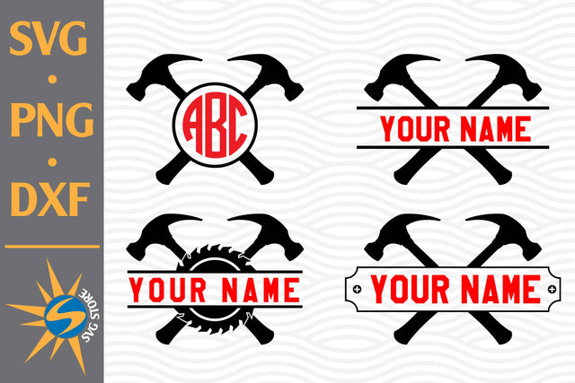 Split Hammer SVG, PNG, DXF Digital Files Include SVG SVGStoreShop 