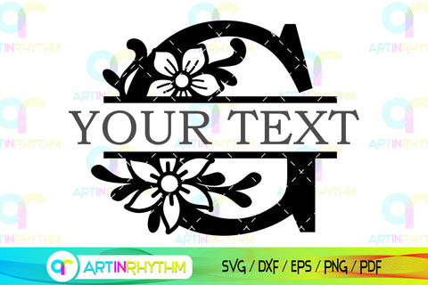 Split letter G monogram, Alphabet svg SVG Artinrhythm shop 