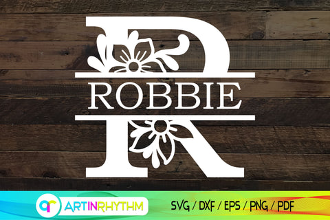 Split letter R monogram, Alphabet svg - So Fontsy