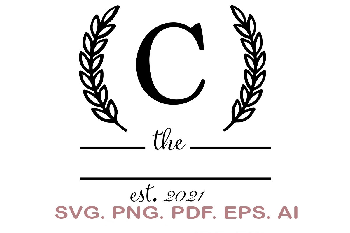 Monogram Letter C