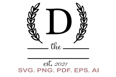 Split Letter SVG, Letter D SVG, Split Monogram SVG, Split Frame Alphabet, Split Alphabet SVG, Split Font SVG SVG MagicDesignUS 