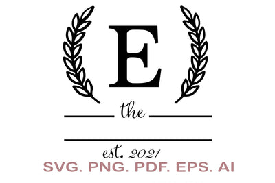 Split Letter SVG, Letter E SVG, Split Monogram SVG, Split Frame Alphabet, Split Alphabet SVG, Split Font SVG SVG MagicDesignUS 
