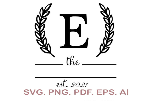 Split Letter SVG, Letter E SVG, Split Monogram SVG, Split Frame Alphabet, Split Alphabet SVG, Split Font SVG SVG MagicDesignUS 