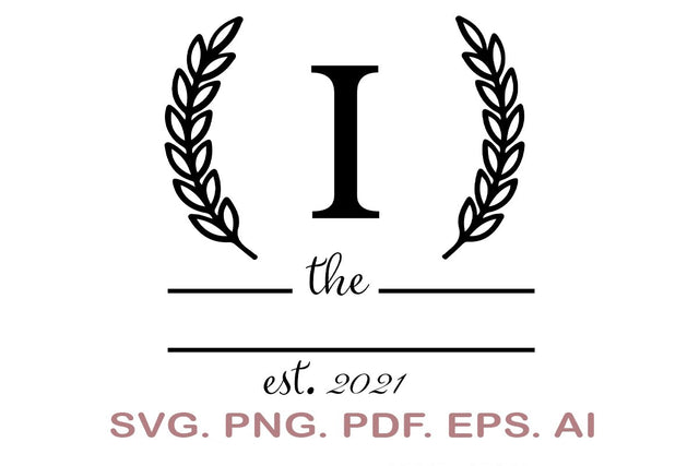 Split Letter SVG, Letter I SVG, Split Monogram SVG, Split Frame Alphabet, Split Alphabet SVG, Split Font SVG SVG MagicDesignUS 