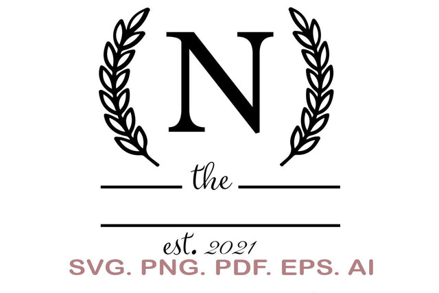 Split Letter SVG, Letter N SVG, Split Monogram SVG, Split Frame Alphabet, Split Alphabet SVG, Split Font SVG SVG MagicDesignUS 